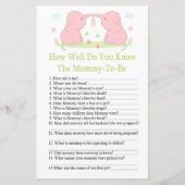 ピンクエレファントどのように良く知っているベビーショールゲーム (正面)