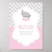 ピンクエレファントゲームの指示 ポスター (正面)