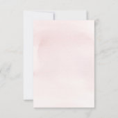 ピンクエレファントバーチャルベビーシャワー招待状 招待状 (裏面)