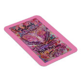 ピンクエンジェルがん詩のアートマグネット マグネット (右側)