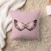 ピンクエンジェルウィング枕 クッション (ブランケット)