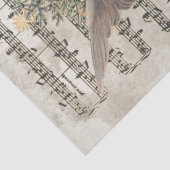 ピンクエンジェルクリスマスシート音楽デカップホリデー 薄葉紙 (詳細)