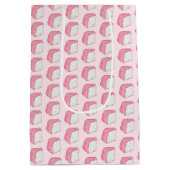 ピンクエンジェルフードスポンジケーキスライスベーキンググルメ ミディアムペーパーバッグ (裏面)