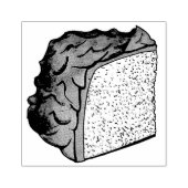 ピンクエンジェルフードスポンジケーキスライスベーキンググルメ ラバースタンプ (インプリント)