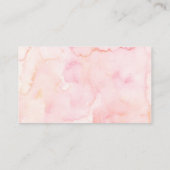 ピンクエンジェルベビー天国送信おむつラッフル エンクロージャーカード (裏面)