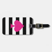 ピンクエーススペード ラゲッジタグ (正面横)