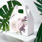 ピンクオウムBohoトロピカルバースデーパーティー50th フェイバーボックス