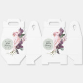 ピンクオウムBohoトロピカルバースデーパーティー60th フェイバーボックス (見開き)