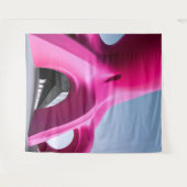 ピンクオクトアーキテクチャタペストリー タペストリー (正面(横))