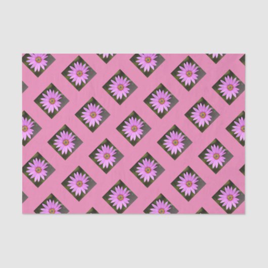 ピンクオステオスペルムティッシュペーパー 薄葉紙 (正面)