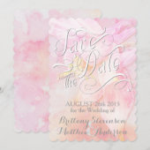 ピンクオダマキ（植物）フラワーウォーター色スプラッシュブライダル (正面/裏面)