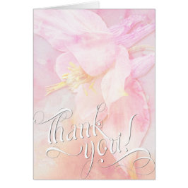 ピンクオダマキ（植物）フラワーウォーター色スプラッシュ