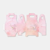 ピンクオダマキ(植物)フラワーウォーター色スプラッシュ フェイバーボックス (折り畳みなし)