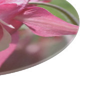 ピンクオダマキ(植物)花 カッティングボード (角)