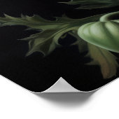 ピンクオリエンタルポピー花アートプリントポスター ポスター (角)