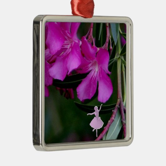 ピンクオレアンダーシャドーフェアリーメタルオーナメント メタルオーナメント (右)