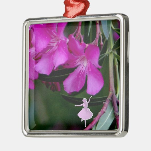 ピンクオレアンダーシャドーフェアリーメタルオーナメント メタルオーナメント (左)
