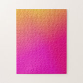 ピンクオレンジグラデーション黄 ジグソーパズル (縦)