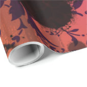 ピンクオレンジダマグランジスクバレンタイン ラッピングペーパー (ロールコーナー)