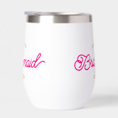 ピンクオレンジモダンのカスタムミニマリスト (右面)