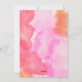 ピンクオレンジラブラドールバレンタインデイギフトドッグ シーズンカード (裏面)