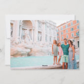 ピンクオレンジ ユニーク レトロ チェック柄 2枚の写真 シーズンカード (裏面)