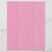 ピンクオンアイボリー垂直ストライプ紙 (裏面)