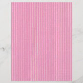 ピンクオンアイボリー垂直ストライプ紙 (正面)