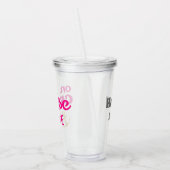 ピンクオンクルーズモードと金ゴールドいかりモノグラム アクリルタンブラー (左)