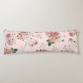ピンクオンピンクヴィンテージフローラ ボディピロー (裏面)