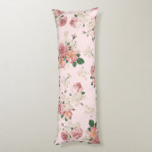 ピンクオンピンクヴィンテージフローラ ボディピロー (裏面 (縦))