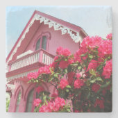 ピンクオンピンク – マーサのブドウ畑 ストーンコースター (正面)