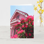 ピンクオンピンク – Martha's Vineyard Card カード (黄色い花)