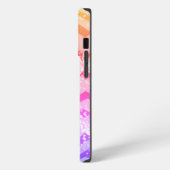 ピンクオンブレジグザグ iPhoneケース (左側面)