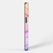 ピンクオンブレジグザグ iPhoneケース (右側面)