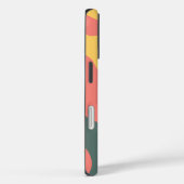 ピンクオーガニックの珊瑚の緑のパーソナライズされた名前 Case-Mate iPhoneケース (裏面 / 右)