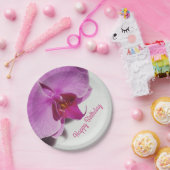 ピンクオーキズボタニカルフローラ ペーパープレート (パーティー)