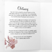 ピンクオーキッドお祝い・オブ・ライフ3倍プログラム 三つ折り案内状 (内部最初)