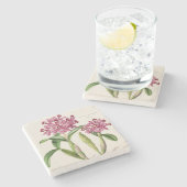 ピンクオーキッドセントラルアメリカンカトレヤスキネリ ストーンコースター (横)