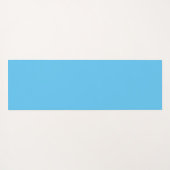 ピンクオーキッドフラワーズウォーターデザイン ヨガマット (裏面(横))