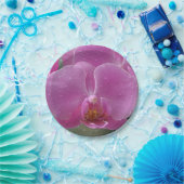 ピンクオーキッド紙プレート ペーパープレート (パーティー)