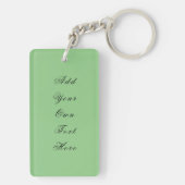 ピンクオーキッド キーホルダー (裏面)