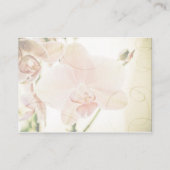 ピンクオーキッド・ゲスト座席ミニカード プレイスカード (裏面)