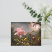 ピンクオーキッド&スリーハミングバード招待状 招待状 (スタンド正面)