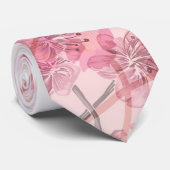 ピンクオーキッド ネクタイ (ロール)