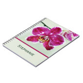 ピンクオーキッド ノートブック (左側)