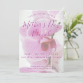 ピンクオーキッド |マザーズデイブランチ招待状 招待状 (スタンド正面)