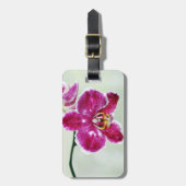 ピンクオーキッド ラゲッジタグ (正面縦)