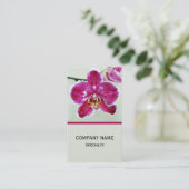 ピンクオーキッド 名刺 (スタンド正面)