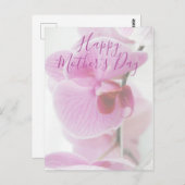 ピンクオーキッド | Happy Mother's Day ポストカード (正面/裏面)